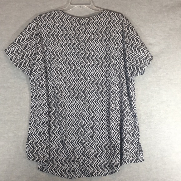 CATHERINE’S Easy Wear Easy Care Flowy A-Line Flutter Sleeves Button Up Shirt - Picture 2 of 14